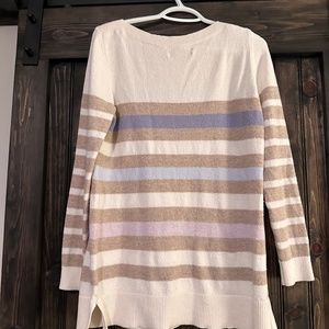 Loft Stripe Boatneck Sweater
